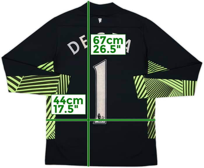 2011-12 Manchester United GK Shirt De Gea #1 - 7/10 - (L.Boys)