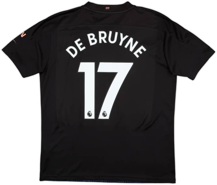 2020-21 Manchester City Away Shirt De Bruyne #17 - 9/10 - (L)