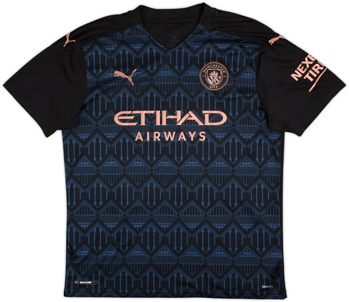 2020-21 Manchester City Away Shirt De Bruyne #17 - 9/10 - (L)