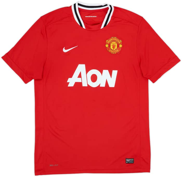 2011-12 Manchester United Home Shirt Scholes #22 - 4/10 - (L)