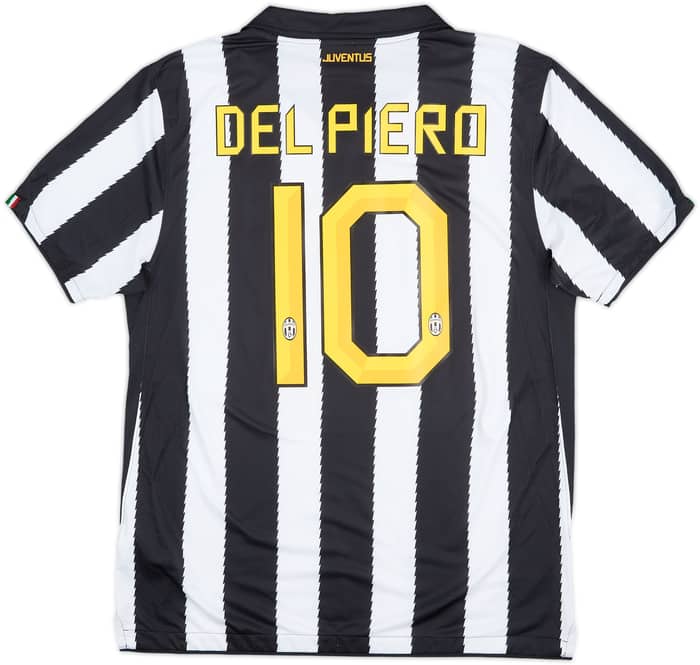 2011-12 Juventus Home Shirt Del Piero #10 - 8/10 - (L)