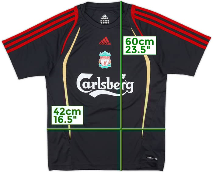 2009-10 Liverpool adidas Training Shirt - 9/10 - (L.Boys)