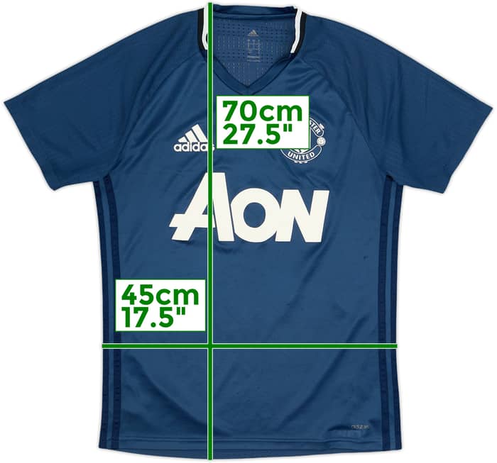 2016-17 Manchester United adidas Training Shirt - 7/10 - (S)