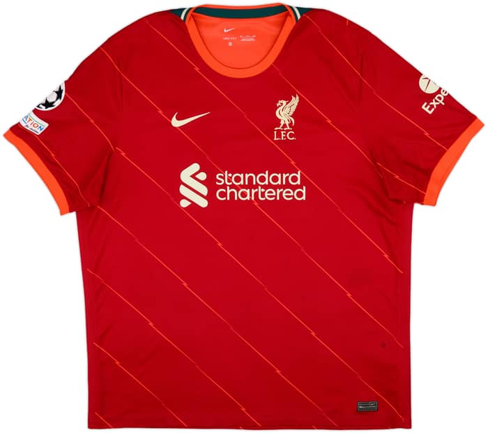 2021-22 Liverpool Home Shirt Henderson #14 - 8/10 - (XXL)