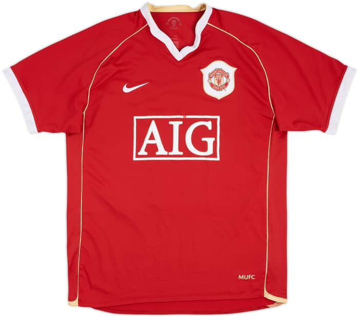 2006-07 Manchester United Home Shirt Ronaldo #7 - 5/10 - (L)