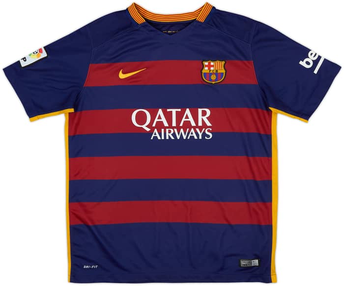 2015-16 Barcelona Home Shirt - 8/10 - (XL.Boys)