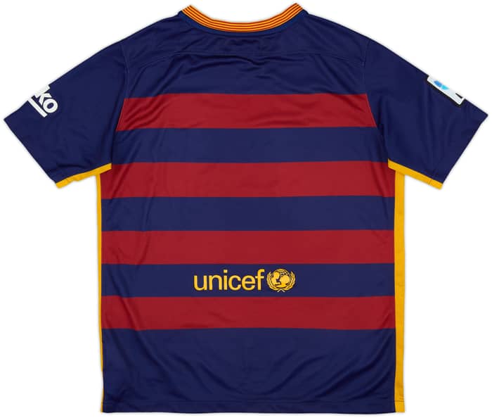 2015-16 Barcelona Home Shirt - 8/10 - (XL.Boys)