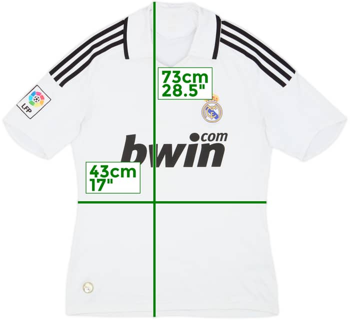 2008-09 Real Madrid Home Shirt - 6/10 - (S)