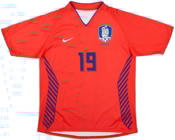 2006-08 South Korea Home Shirt #19 - 8/10 - (M)