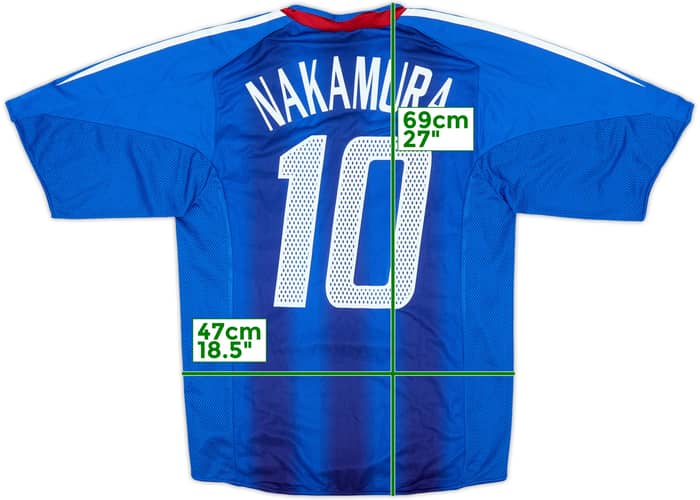 2004-06 Japan Player Issue Home Shirt Nakamura #10 - 8/10 - (S)