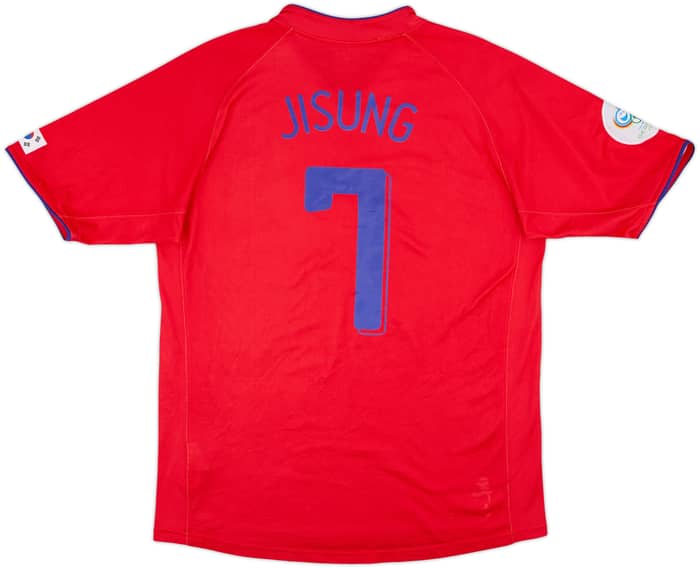2006-08 South Korea Home Shirt Ji Sung #7 - 7/10 - (M)