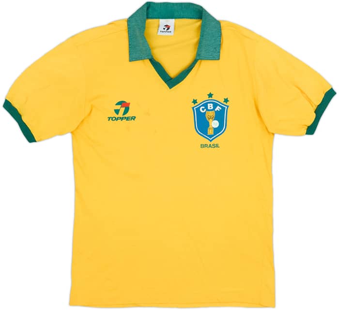 1985-88 Brazil Home Shirt - 6/10 - (S)