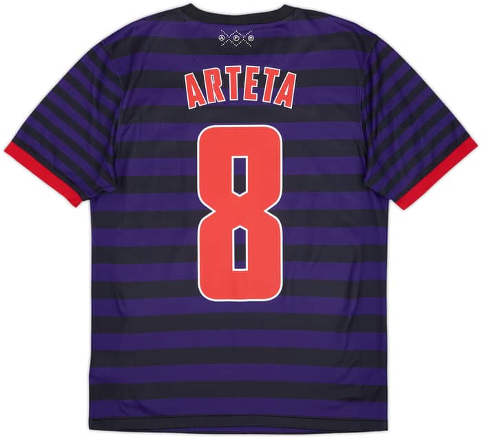 2012-13 Arsenal Away Shirt Arteta #8 - 8/10 - (S)