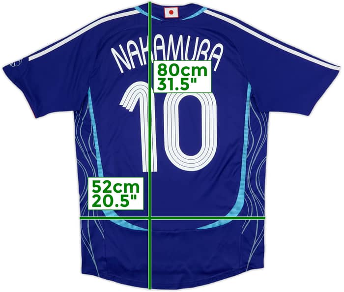 2006-08 Japan Home Shirt Nakamura #10 - 7/10 - (L)