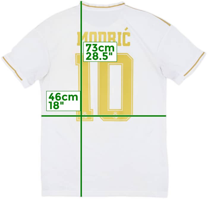 2019-20 Real Madrid Home Shirt Modric #10 - 6/10 - (S)