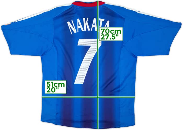 2004-06 Japan Home Shirt Nakata #7 - 5/10 - (M)