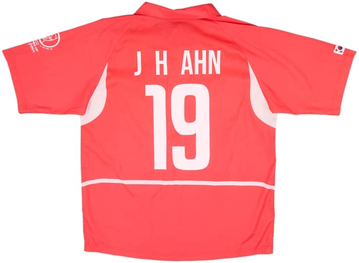 2002-03 South Korea Home Shirt J.H.Ahn #19 - 8/10 - (XL)
