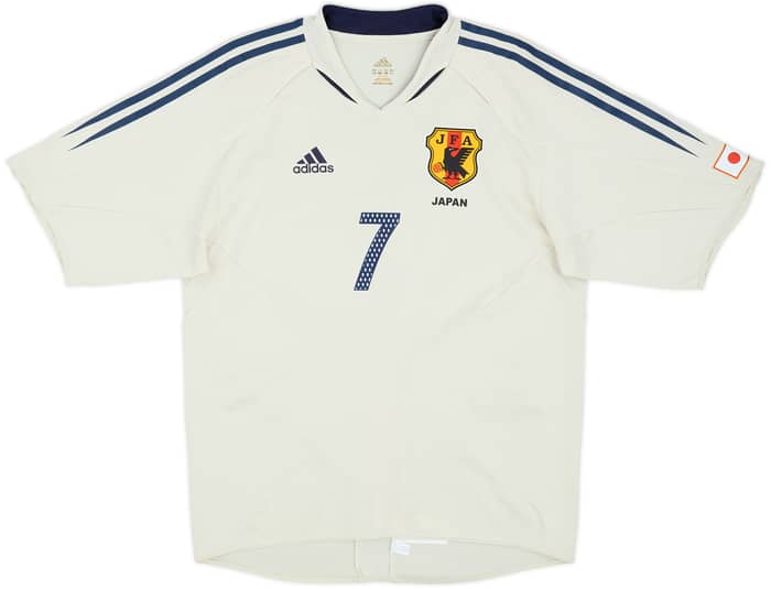 Camiseta de visitante de Japón 2004-06 Nakata #7 - 8/10 - (S)