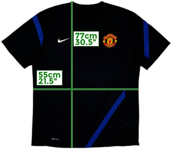 2012-13 Manchester United Nike Training Shirt - 6/10 - (XL)