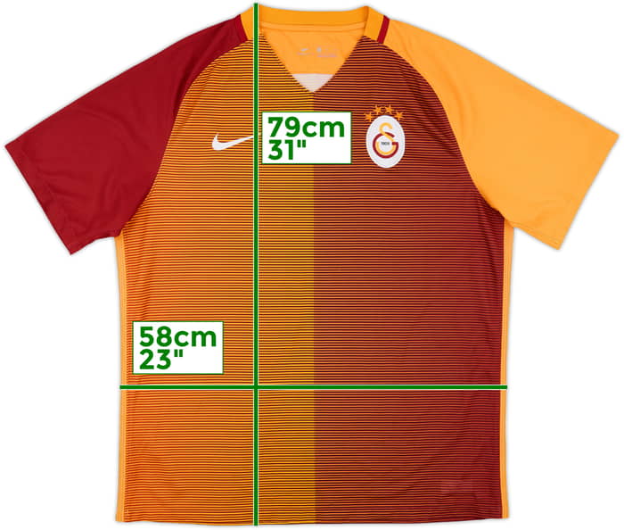 2016-17 Galatasaray Home Shirt - 9/10 - (XL)