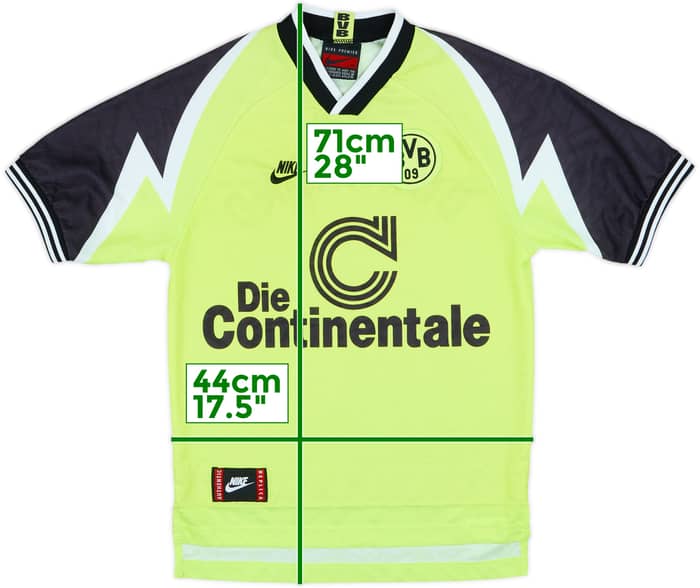 1995-96 Borussia Dortmund Home Shirt - 8/10 - (XS)