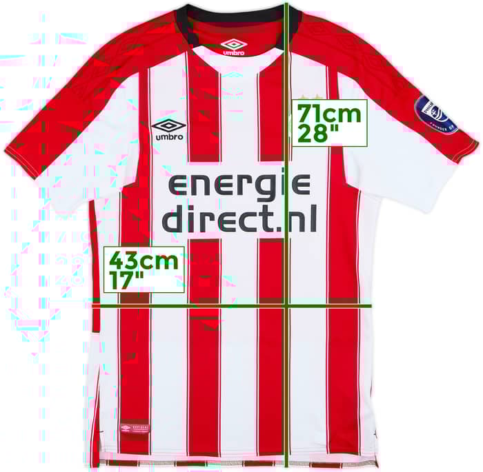 2017-18 PSV Home Shirt - 8/10 - (S)