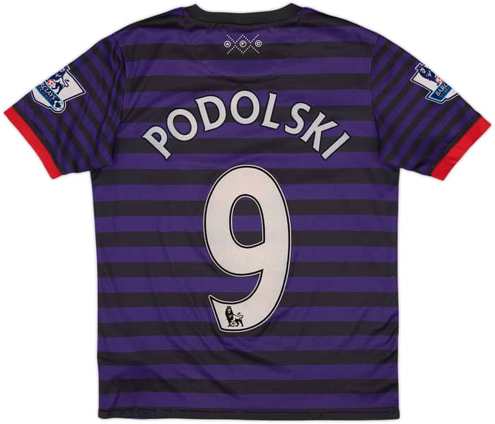 2012-13 Arsenal Away Shirt Podolski #9 - 6/10 - (L.Boys)