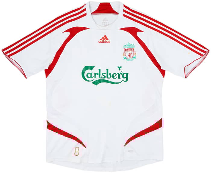 2007-08 Liverpool Away Shirt Gerrard #8 - 6/10 - (M)