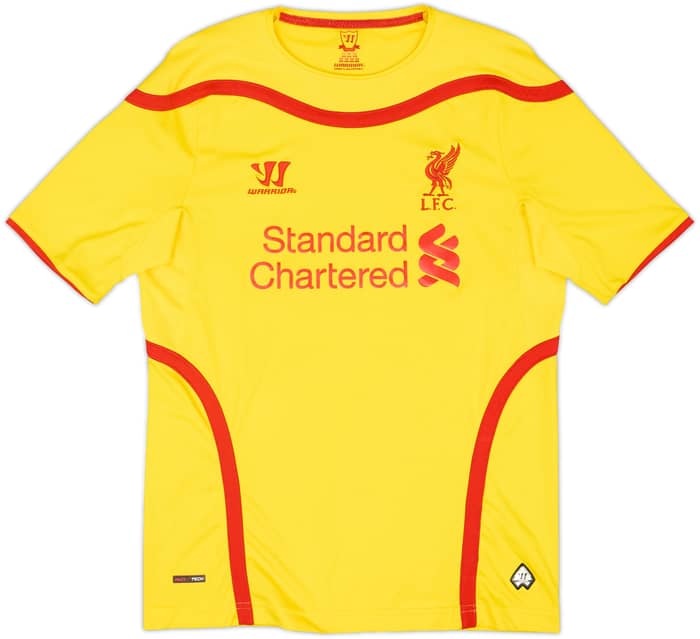 2014-15 Liverpool Away Shirt Gerrard #8 - 8/10 - (XL.Boys)