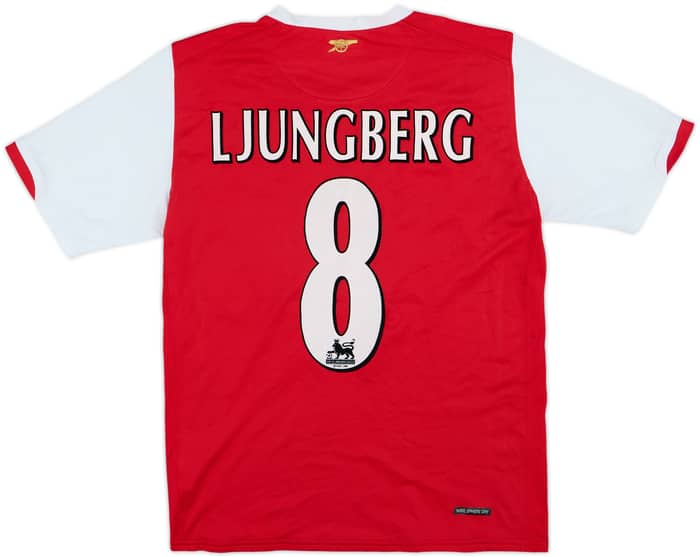 2006-08 Arsenal Home Shirt Ljungberg #8 - 5/10 - (L.Boys)