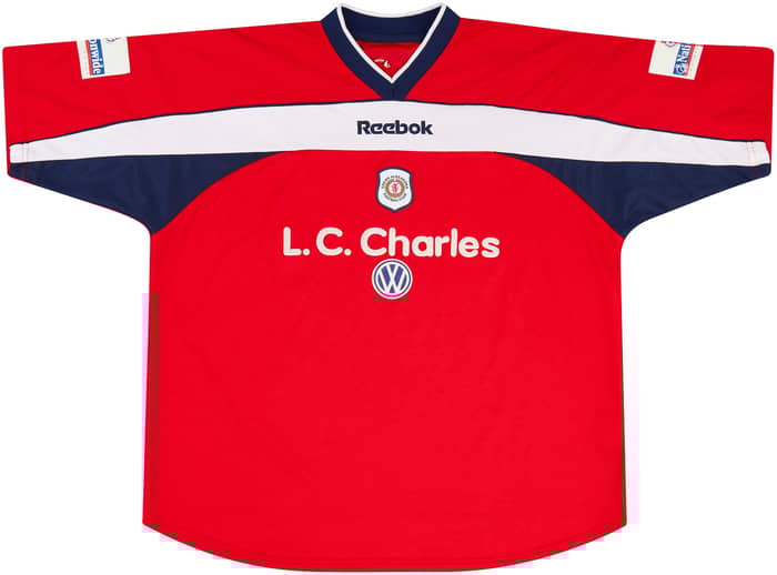 2000-01 Crewe Alexandra Match Issue Home Shirt Rivers #10
