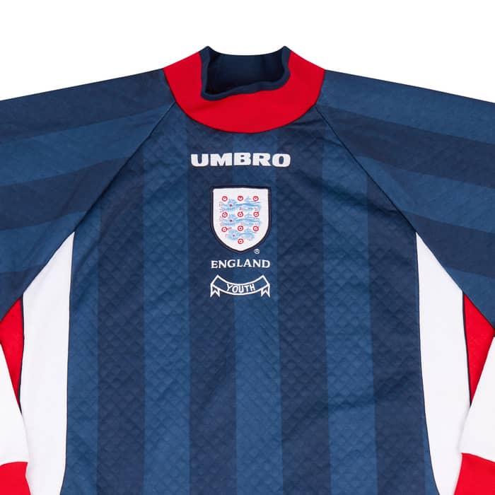 1998 England U-18 Match Issue GK Shirt #1 (Evans)