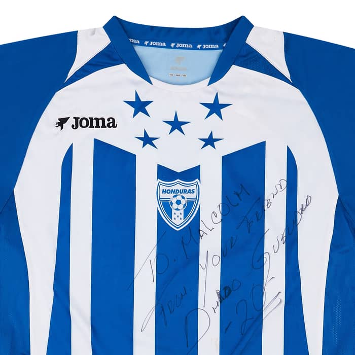 2007-08 Honduras Match Issue Signed Home Shirt #20 (Guevara)