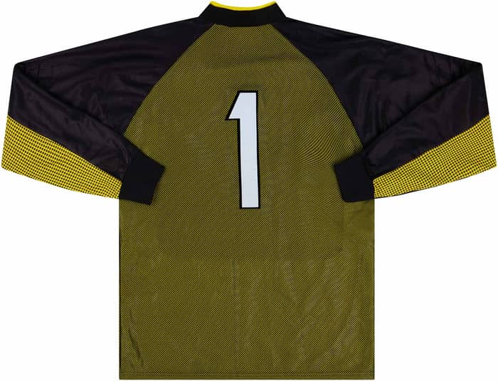1998-99 England U-18 Match Issue GK Shirt #1 (Evans)