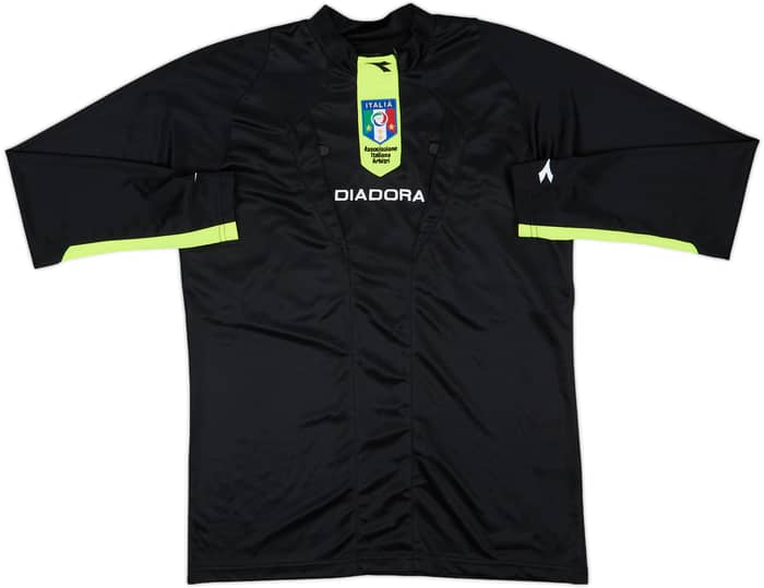 2009-10 Italy Diadora Referee L/S Shirt - 9/10 - (M)