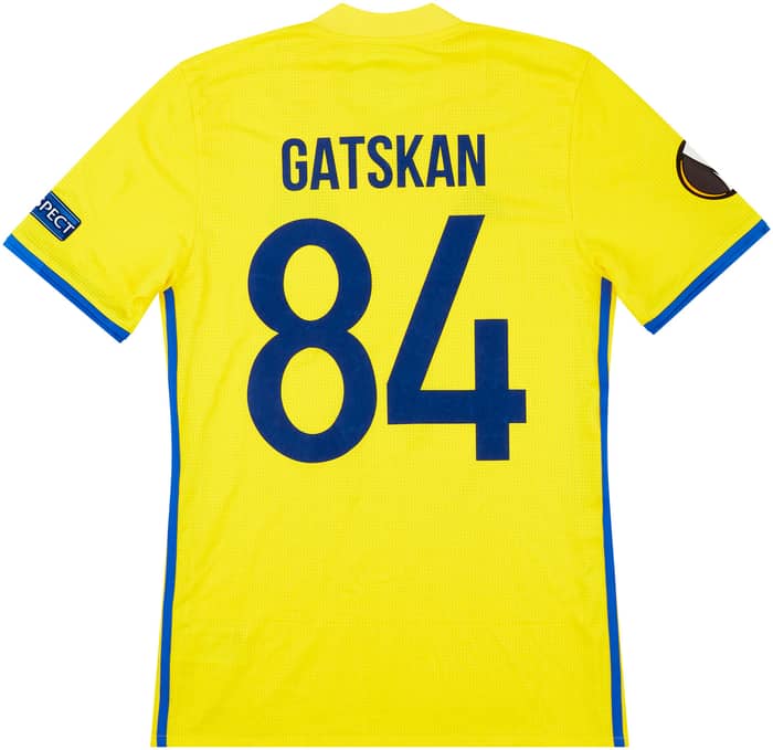 2016-17 FC Rostov Match Issue Europa League Home Shirt Gatskan #84