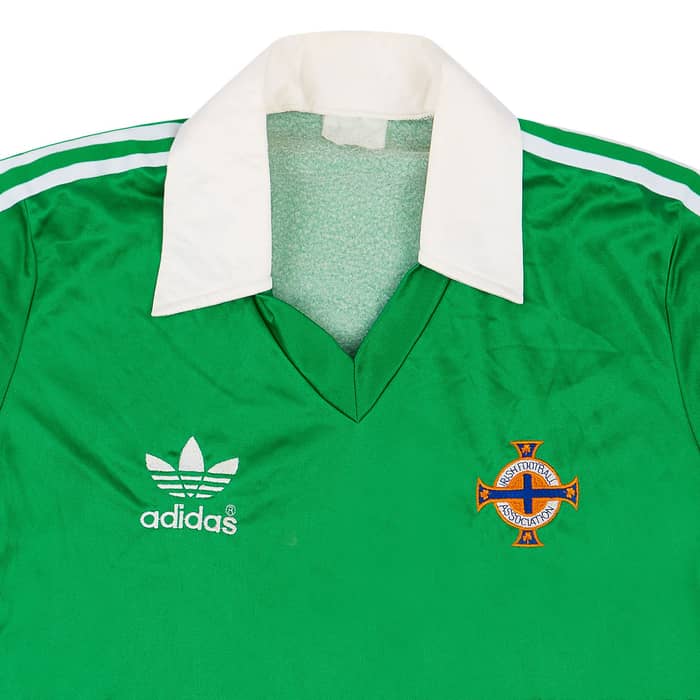 1980-82 Northern Ireland Youth Match Issue Home Shirt #6
