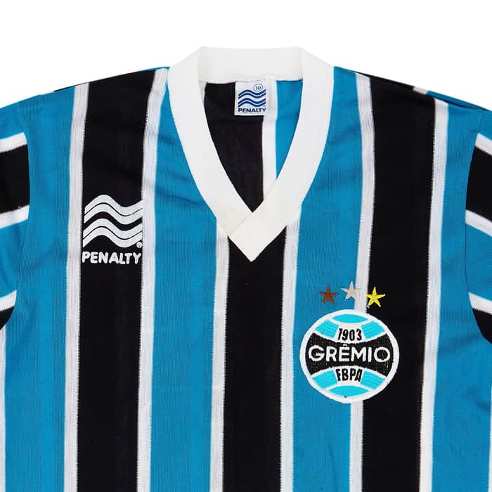 1986 Gremio Match Issue Home Shirt #16