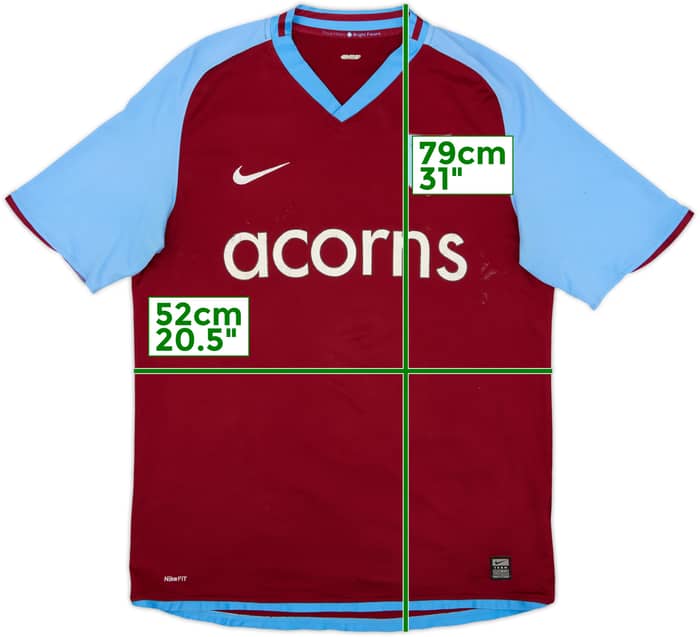 2008-09 Aston Villa Home Shirt - 5/10 - (L)