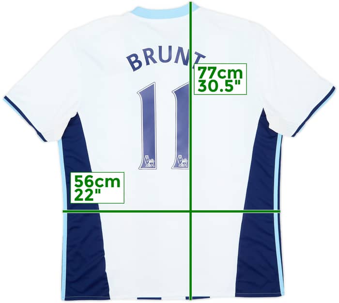 Camiseta de local del West Brom 2016-17 Brunt #11 - 6/10 - (XL)