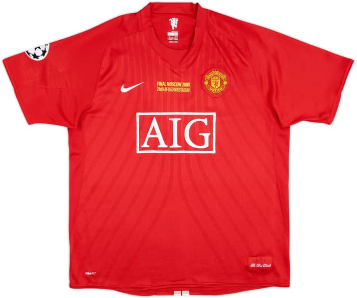 2007-09 Manchester United Home Shirt Ronaldo #7 - 7/10 - (XL)