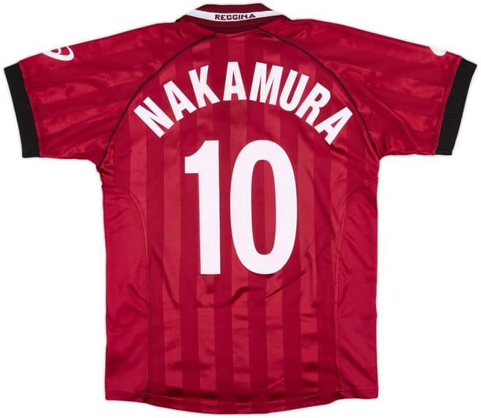 2002-03 Reggina Home Shirt Nakamura #10 - 8/10 - (S)