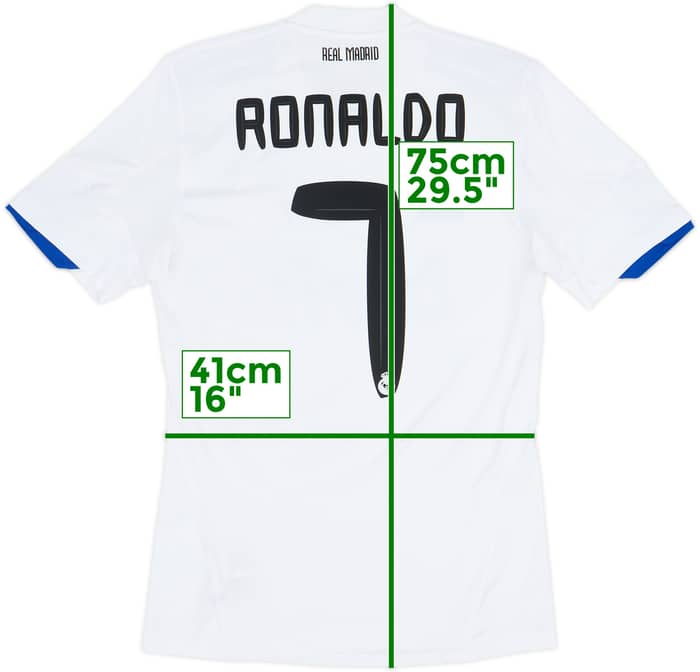 2010-11 Real Madrid Home Shirt Ronaldo #7 - 7/10 - (S)