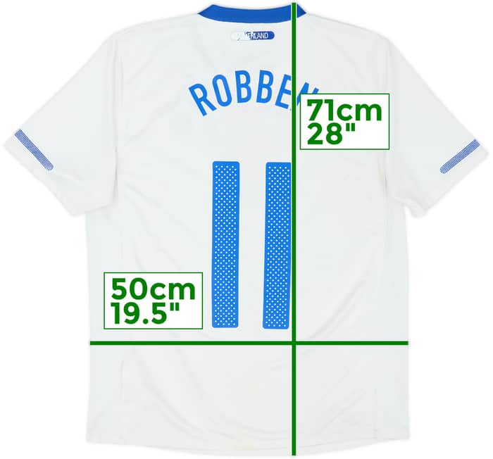 2010-11 Netherlands Away Shirt Robben #11 - 5/10 - (M)