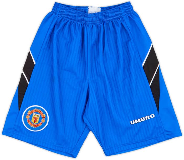 1996-98 Manchester United Third Full Kit - 8/10 - (L.Boys)