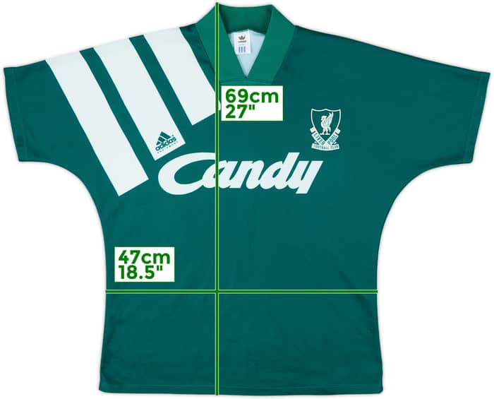 1991-92 Liverpool Away Shirt - 8/10 - (M/L)