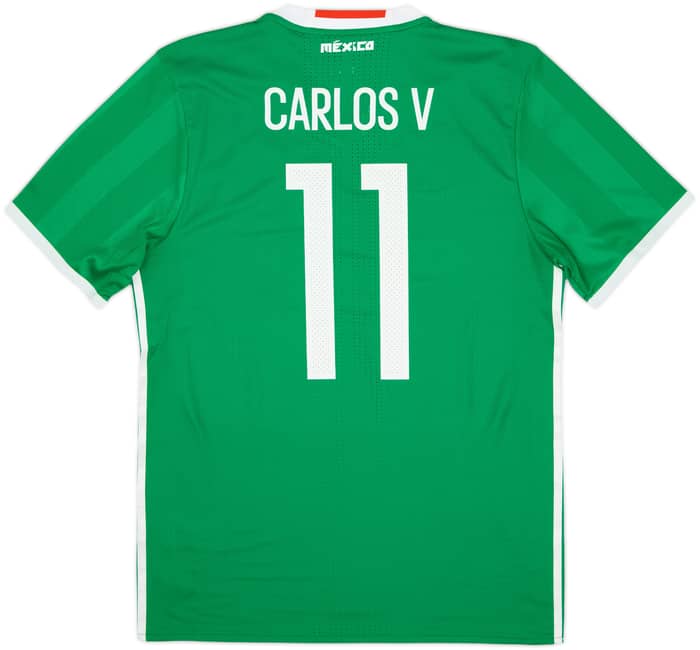 2016-17 Mexico Copa America Player Issue Home Shirt Carlos V #11 (L)