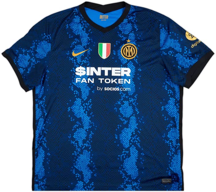 2021-22 Inter Milan Home Shirt - 7/10 - (XXL)