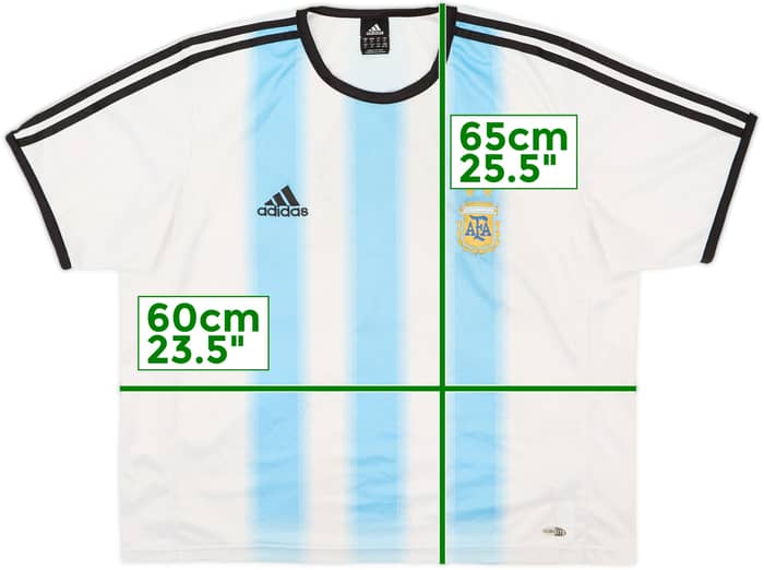2004-05 Argentina Basic Home Shirt #20 - 4/10 - (XL)