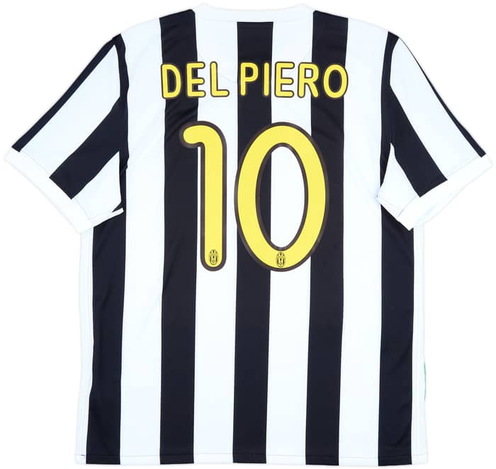 2009-10 Juventus Home Shirt Del Piero #10 - 8/10 - (L)